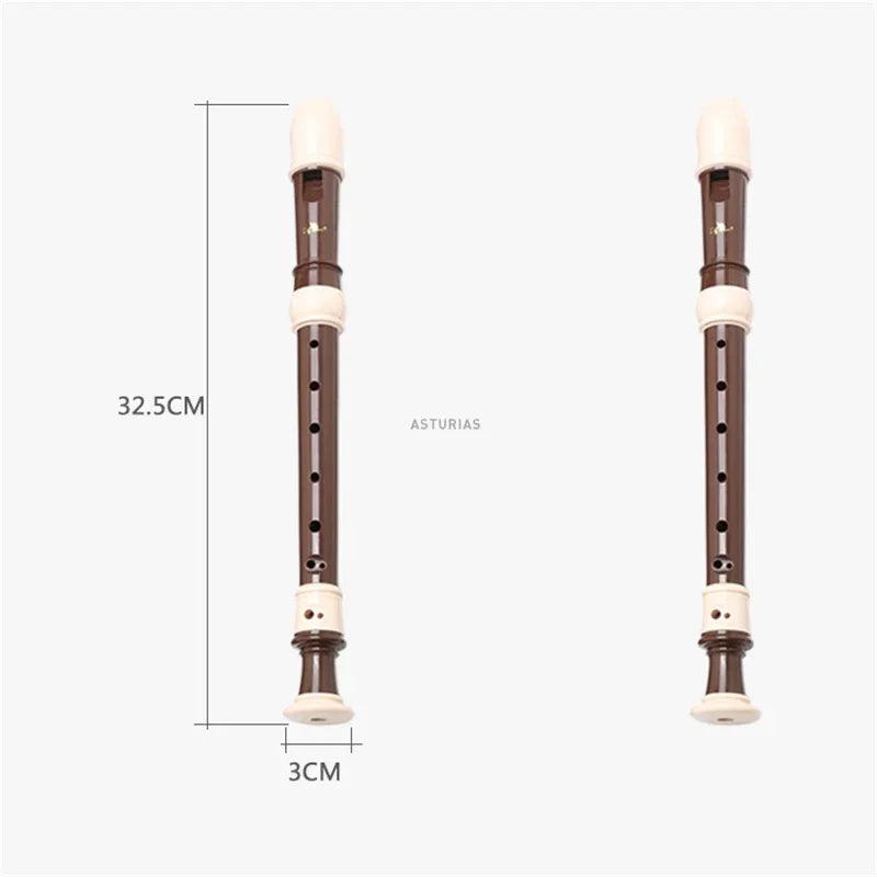 Baroque Treble Recorder – Eight-Hole ABS Flute for Adult Beginners