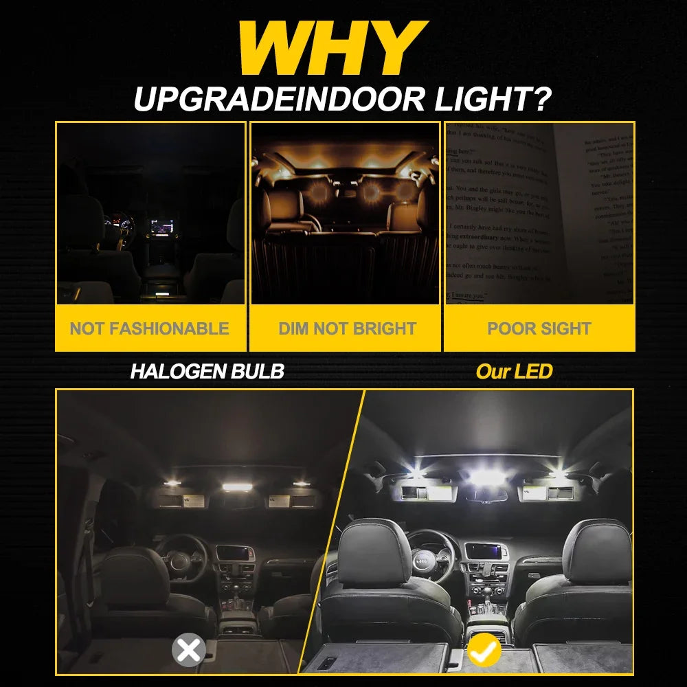Canbus LED Interior Light Kit – Replacement Bulbs for Toyota Corolla