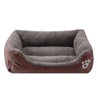Large Square Dog Bed – Warm Soft Nest for Small Medium and Large Pets