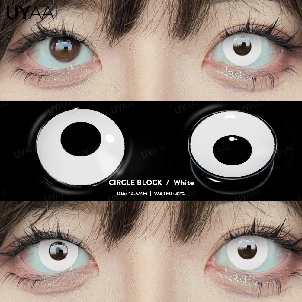 Cosplay Color Contact Lenses – Halloween Anime Costume Eye Props