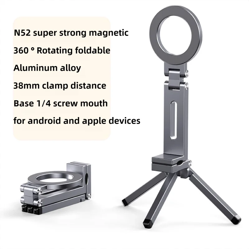 Magnetic Phone Mount – Flexible Hands-Free Holder for Airplane Travel
