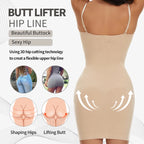 Womens Tummy Control Full Slip – Invisible Body Shaper for Under Dresses