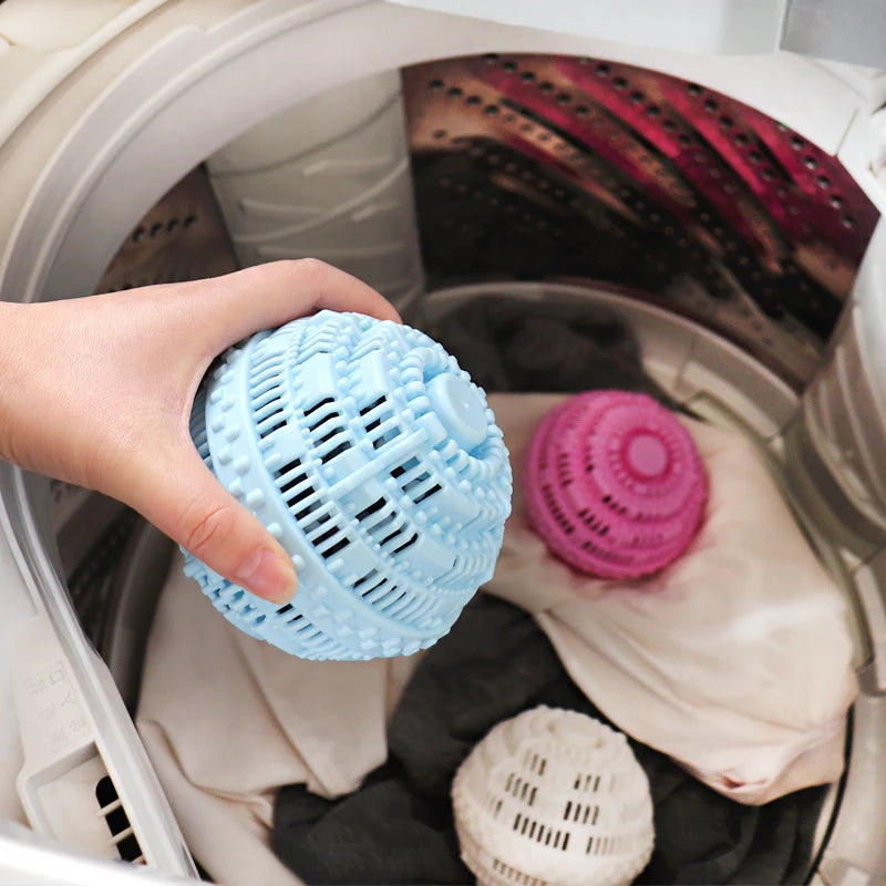 Reusable PVC Laundry Ball – 10cm Clothes Softener for Washing Machine