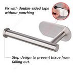Adhesive Paper Towel Holder – Wall Mounted Rack for Kitchen and Bathroom