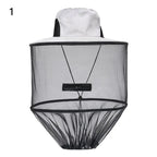 Mosquito Head Net Hat – Sun Protection Mesh Veil for Outdoor Fishing Hiking