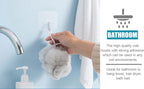 Self-Adhesive Wall Hooks – Waterproof and Oilproof for Kitchen Bathroom