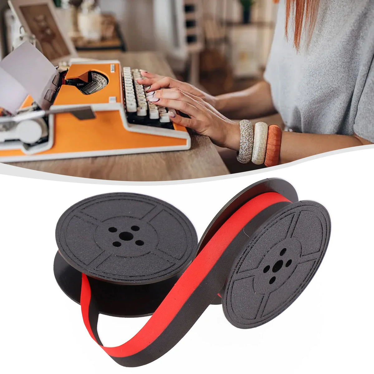 Universal Typewriter Ink Ribbon – Wear-resistant Portable Calculator Ribbon
