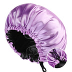 Silk Sleep Bonnet – Adjustable Double Layered Cap for Hair Protection