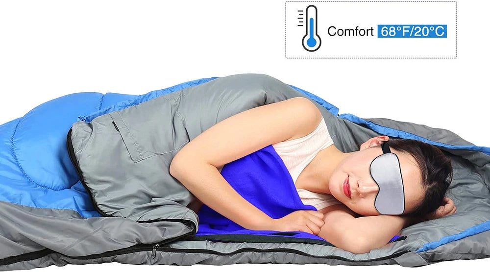 Fleece Sleeping Bag – 180x80cm Thermal Liner for Outdoor Camping and Travel