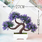 Artificial Potted Bonsai Tree – Zen Miniature Plant for Home Desk Decor