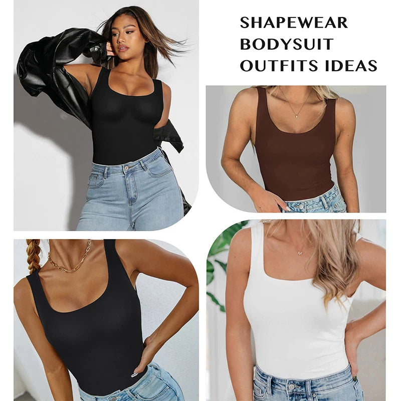Seamless Tummy Control Bodysuit – Sculpting Shapewear for Women