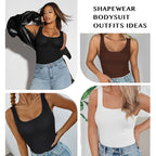Seamless Tummy Control Bodysuit – Sculpting Shapewear for Women