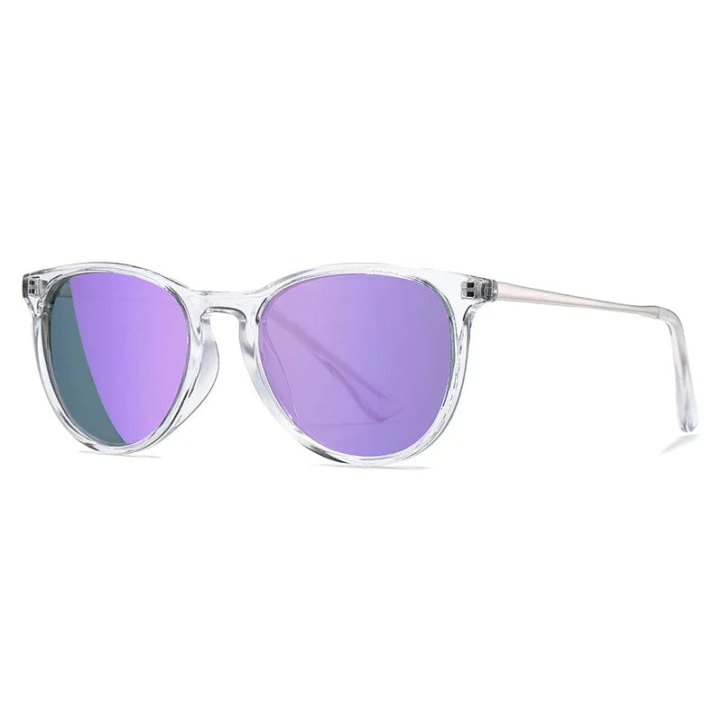 Vintage Round Kids Sunglasses – Polarized Metal UV400 Eyewear for Outdoor Play
