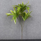 Artificial Palm Bamboo Branch – 36cm Tropical Potted Plant for Home Decor