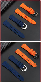Rubber Watch Strap – Silicone Diving Band for Oris Aquis Series
