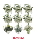 Artificial Silk Begonia Flowers – UV Resistant Foliage for Wedding Decor