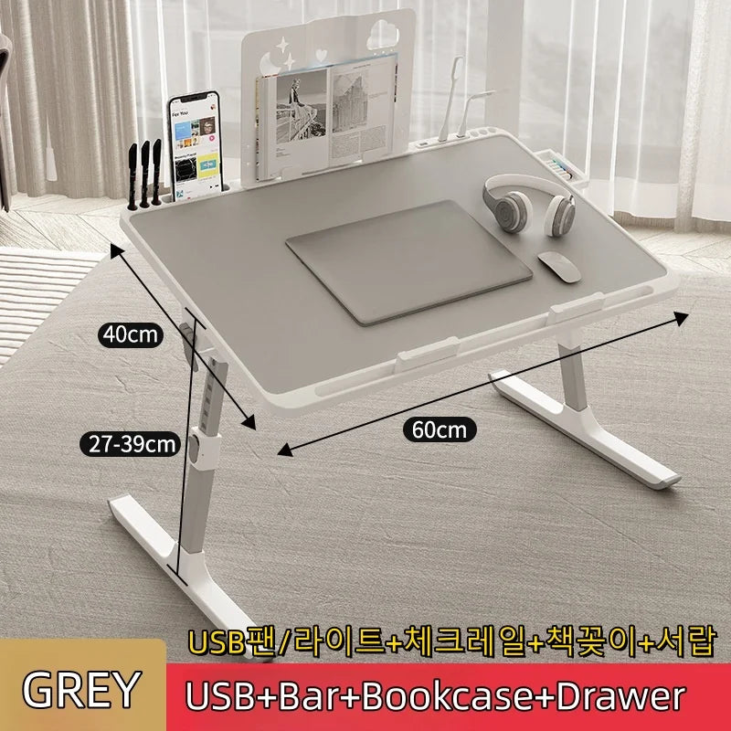 Adjustable Laptop Bed Tray – Portable Folding Desk for Home Office