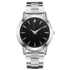 Stainless Steel Couple Watch – Silver Mesh Quartz for Fashion Accessories