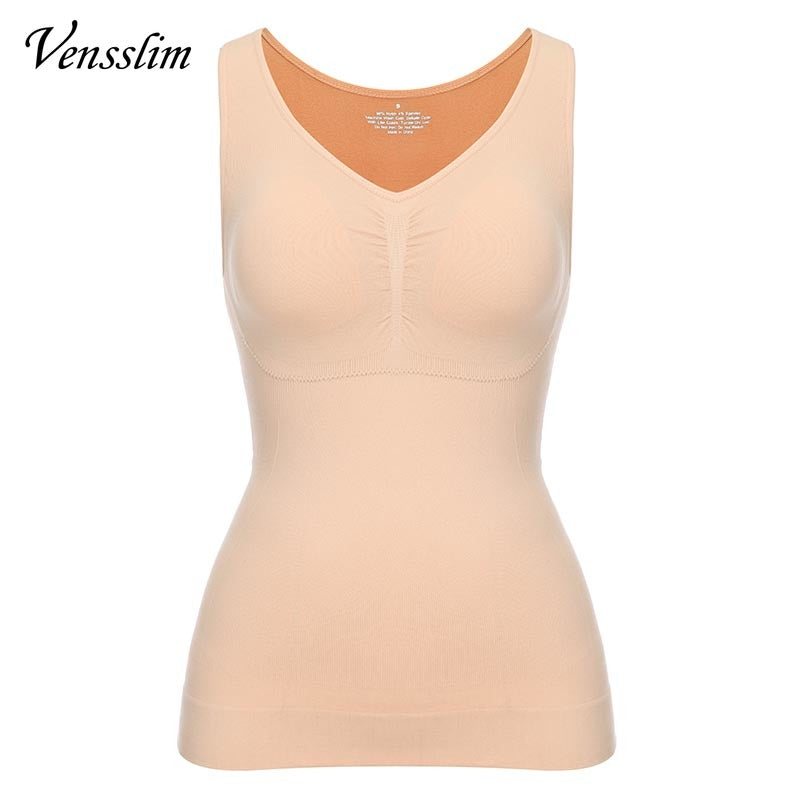 Plus Size Slimming Tank Top – Shaping Corset Camisole for Body Sculpting