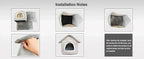Soft Pet Bed House – Washable Enclosed Kennel for Indoor Dogs and Cats