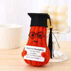 Knitted Vegetable Plush Dolls – Handmade Desktop Decor for Graduation Gift