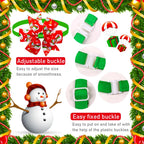 Adjustable Christmas Dog Bow Ties – Festive Holiday Pet Costume Accessories