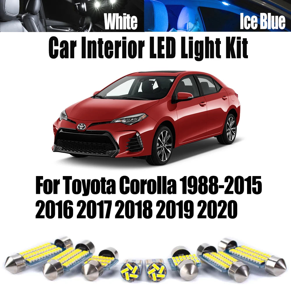Canbus LED Interior Light Kit – Replacement Bulbs for Toyota Corolla