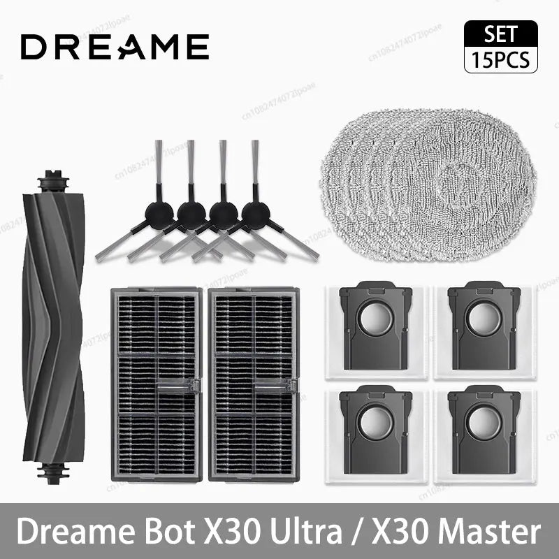 Vacuum Replacement Parts – Brush and Filter Set for Dreame X30 Cleaning