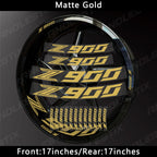 Reflective Motorcycle Rim Stripes – Wheel Hub Decals for Kawasaki Z900
