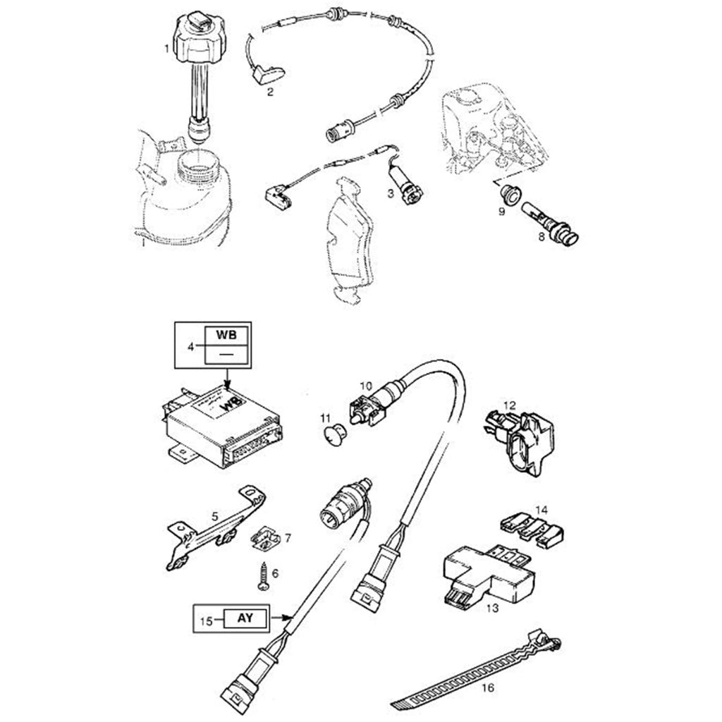 Ambient Air Temperature Sensor – Replacement Part for Chevrolet and Opel