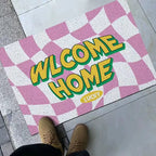 PVC Chessboard Grid Doormat – Anti-Slip Entrance Rug for Home Decor
