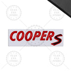 3D Metal Letter Emblem – Rear Trunk Badge for MINI Cooper S Styling