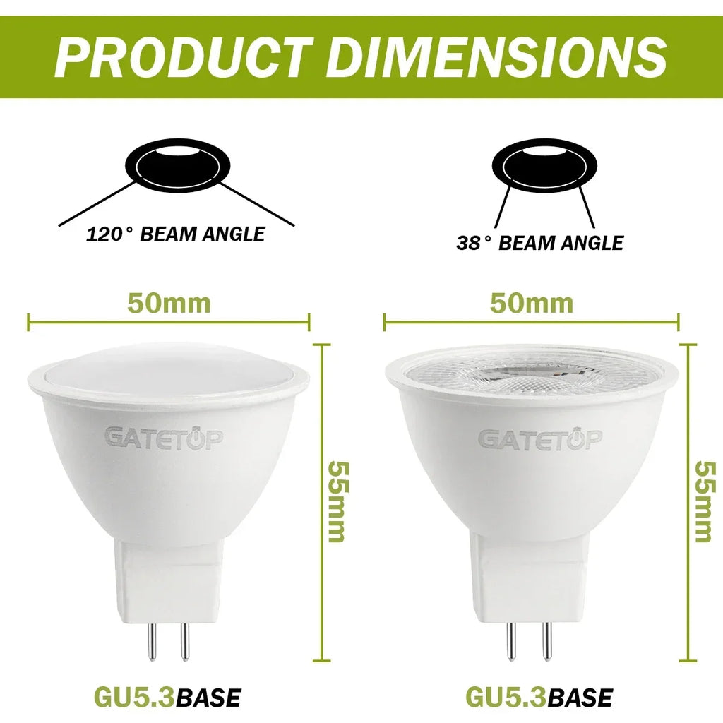 LED MR16 Spotlight Bulbs – Energy Efficient Lighting for Home Replacement