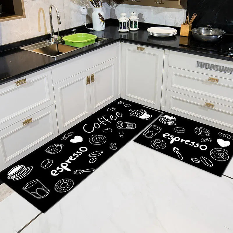 Anti-Slip Floor Mat – Modern Home Decor Rug for Kitchen and Bathroom