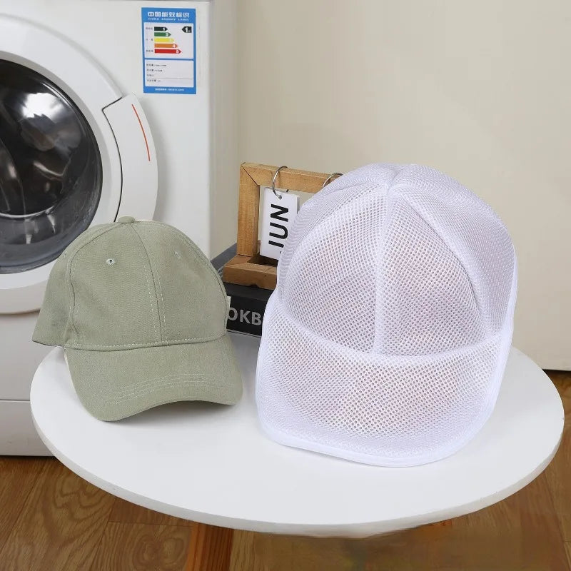 Baseball Cap Washing Bag – Anti-Deformation Mesh Cage for Laundry Care