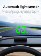 GPS Digital Head Up Display – Windshield Speedometer for Universal Auto