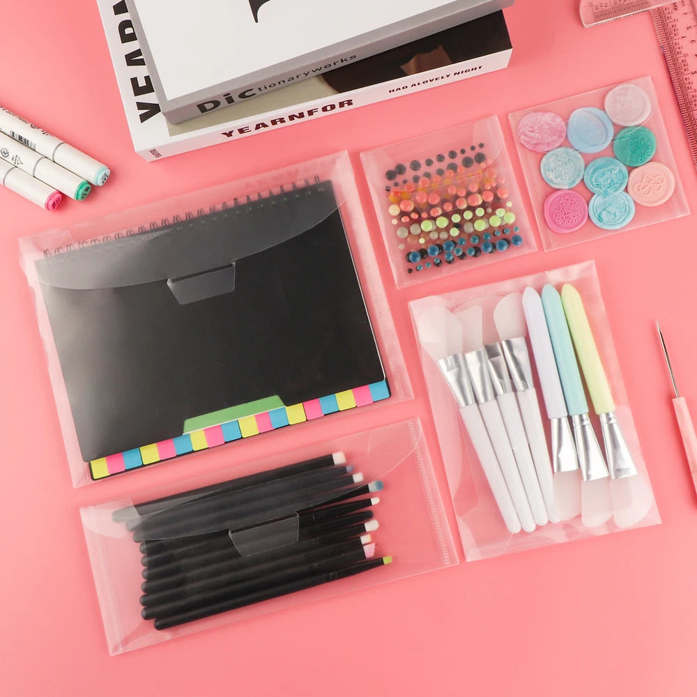 Plastic Stamp and Die Storage Pockets – Waterproof Sleeves for Crafting