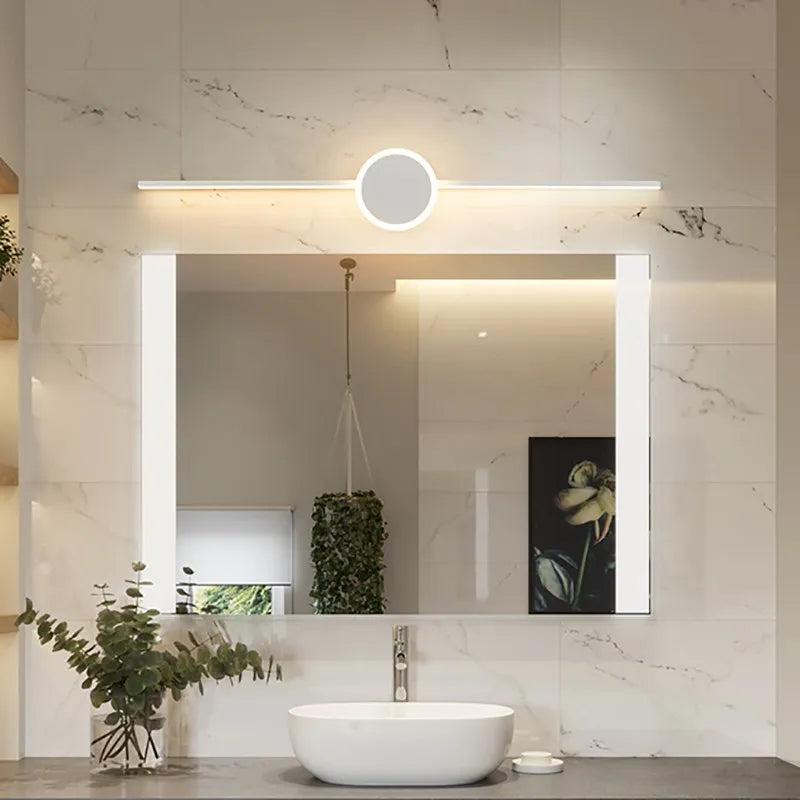 Modern LED Wall Sconce – Minimalist Mirror Lighting for Bathroom and Bedroom