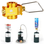 Camping Gas Stove Converter – Portable Refill Adapter for Outdoor Cooking