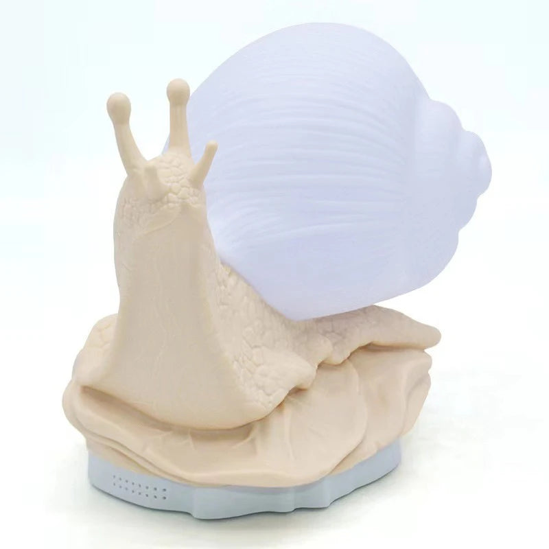 Cute Snail Night Light – Color Changing Bedside Lamp for Kids Room Decor
