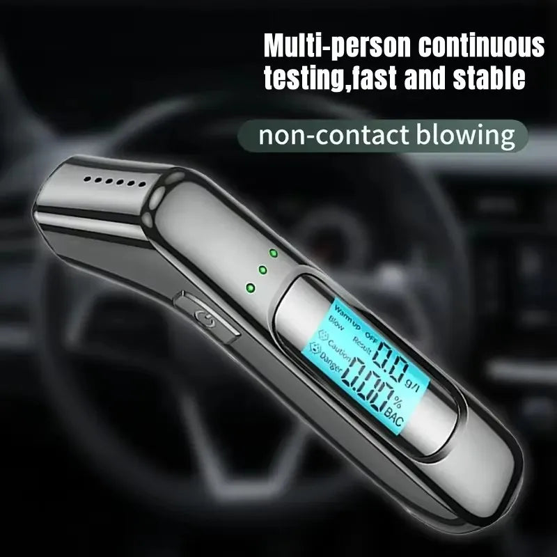 Portable Digital Breathalyzer – High Accuracy Alcohol Tester for Home and Car
