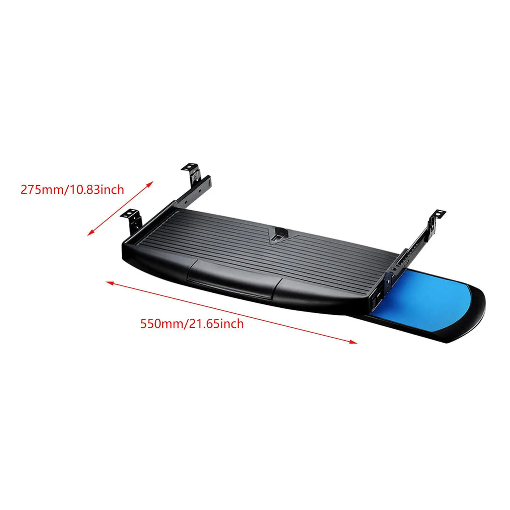 Sliding Keyboard Tray – Ergonomic Under Desk Platform for Gaming and Study