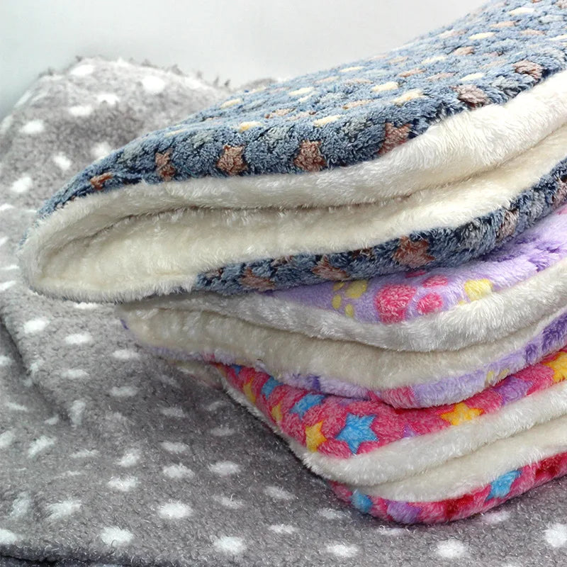 Flannel Dog Bed – Thickened Sleeping Mat for Small to Large Dogs and Cats