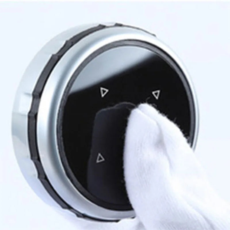 IDrive Multimedia Button Decals – Adhesive Interior Trim for BMW Models