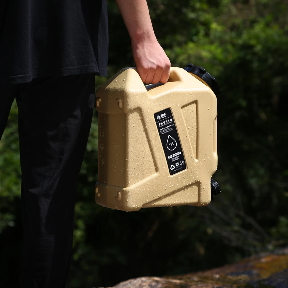 Portable Water Container with Faucet – Large Capacity for Camping and Hiking