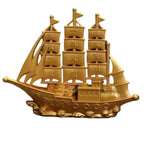 Metal Sailboat Ornament – Nautical Decor for Home and Office Desktop