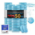 Concentrated Windshield Washer Tablets – Effervescent Cleaning Fluid for Car Glass