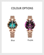 Elegant Stainless Steel Quartz Watch – Luxury Fashion Accessory for Women