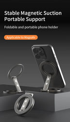 Magnetic Phone Ring Holder – Double-Sided MagSafe Kickstand for Smartphones
