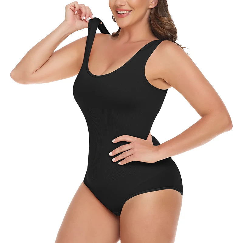 Tummy Control Shapewear Bodysuit – Invisible Slimming Underwear for Daily Wear